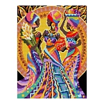 Картина алмазная " Lori " 30*40см Экзотика, полное заполнение, основа с цветной схемой, комплект квадратных страз, стилус, лоток для страз, сухой клей, холст без подрамника с клеевой основой