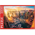 Пазлы " Рыжий кот " 1000элементов Туманный Дубай, 68,5*48,5см, картонная упаковка 19*15,1*6,5см