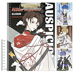 Планшет " KWELT " А4 с линейкой Auspicious cloud, ассорти (без возможности выбора дизайна), картон 3мм