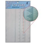 Флэш тату 15*25см Нежные кружева, индивидуальная упаковка, европодвес