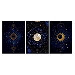 Набор плакатов " Открытая планета " 860 Луна и Солнце, в наборе: 3 плаката, пантон бронзовый