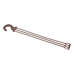 Подвес для кашпо " Миленд " Мокачино, пластик, 53см