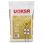 Реагент антигололедный " Uoksa " 20кг до -10С песко-соляная смесь, состав: соль техническая, песок, мешок