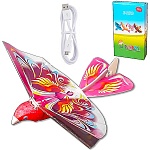 Самолет-птица " E-Bird " 20*10, пенопласт, USB кабель, крылья 28см, картонная упаковка 25*14*5см