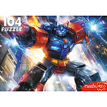 Пазлы " Рыжий кот " 104элемента Трансформер в городе 33,0*23,7см, картонная упаковка 18,7*13,1*3,7см