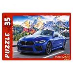 Пазлы " Рыжий кот " Макси. 35элементов Машина, 30*21,5см, картонная упаковка 12,5*18*4см