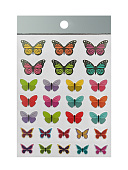 Наклейки " KWELT " А6 Бабочки, без отделки
