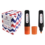 Текстовыделитель 1-5мм, оранжевый " Attomex " картонная упаковка