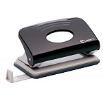 Дырокол на 10л " Lamark " Mettallic металлический, встроенная линейка, черный