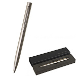 Ручка подарочная шариковая автоматическая " Bruno Visconti " Firenze синяя 1,0мм, толщина письма 0,7мм, поворотный механизм, корпус- нержавеющая сталь, покрытие soft touch, цвет корпуса шампань, металлический наконечник, металлический клип, подарочная упа