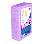 Губка для тела " Эдит " Relax 15*9*5см, сиреневая