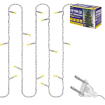 Гирлянда светодиодная " Миленд " 10м, 100 ламп, теплый белый свет, 8 режимов