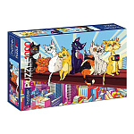 Пазлы " Hatber " 1000эл КотоБанда 68*48см, картонная упаковка