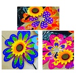 Ветерок " Рыжий кот " Подсолнух 36*72см, 3 цвета микс, пакет