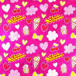 Упаковочная бумага металлизированная " Интерпак " 68,5см*10м Пинк, в рулоне 90г/м2