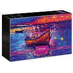 Пазлы " Hatber " 500элементов Premium Вечерняя гавань 33*48см, постер, подарочная картонная упаковка