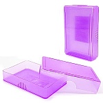 Контейнер пластиковый для мелочей, 10*7*2см, сиреневый " Миленд "