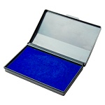 Подушка штемпельная настольная " Attomex " 70*110мм синяя