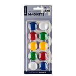 Набор магнитов " Глобус " 30мм 10шт цветные