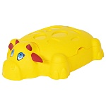 Песочница " PicnMix " Корова, 116*83*30 с крышкой, в наборе: корпус, крышка, наклейки глаз - 2шт, уши - 2шт, рога - 2шт, в пакете