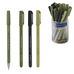 Ручка шариковая автоматическая " Bruno Visconti " SlimWrite. Verde, синяя 0,5мм, толщина письма 0,5мм, пластиковый корпус, покрытие soft-touch, цвет корпуса - ассорти multicolor, пластиковый клип, пластиковый тубус