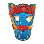 Маска пластиковая Символ года- Лошадка