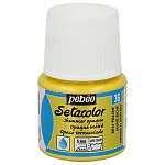 Краска по ткани " Pebeo " Setacolor мерцающая 45мл насыщенная желтая