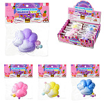 Сквиш " Mazari " Лапки 7*6см, шарики, ассорти (без возможности выбора цвета), пакет, европодвесом