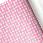 Упаковочная бумага " Интерпак " 68,5см*100см 1 лист Влечение, в рулоне, 90г/м2