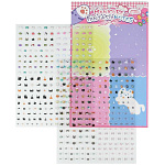 Наклейки для ногтей Кошачьи мечты розовый 15*20см, в наборе: 2 листа, пинцет, индивидуальная упаковка, европодвес