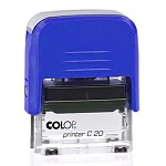 Штамп стандартный " Colop " Оплачено, цвет корпуса в ассортименте (без возможности выбора цвета), Printer C20