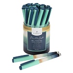 Ручка шариковая " Lorex " Aquarelle Reflexion double soft синяя 0,7мм, толщина письма 0,35мм, игольчатый пишущий узел, резиновый держатель, чернила на масляной основе, металлический наконечник, покрытие soft-touch, цветной корпус, пластиковый тубус