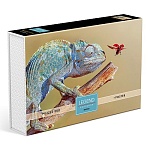 Пазлы " Hatber " 500элементов Premium Legend Macro Хамелеон 48*33см, постер, подарочная картонная упаковка