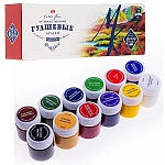 Гуашь " Мастер-Класс " 12цв*40мл картонная упаковка