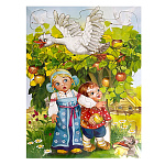 Пазлы " Антураж " Любимые сказки. Гуси-лебеди, 7 элементов