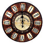 Часы настенные " Миленд " d=30см Ностальгия, питание от 1 батарейки АА, батарейки в комплект не входят, материал- МДФ, пластик, картонная упаковка