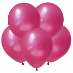 Шар латексный " Браво " металлик 12"/30см Фуксия