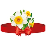 Головной убор " Империя поздравлений " 450 Нарцисс