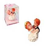 Свеча для торта " KWELT " Свадебный танец, 5*5,5*3см, пластиковая упаковка