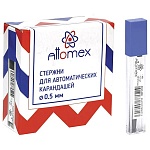 Грифели для механических карандашей 0,5мм, HB " Attomex " 12шт, пластиковый футляр