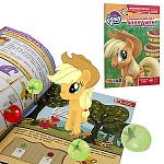 Книжка " Devar " 210*290мм 20стр Живые увлечения. Мой маленький пони. Домашняя магия с Эпплджек с дополненной реальностью 4D, оживает с помощью бесплатного приложения Devar, обложка- ламинированная бумага, на скобе