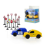 Игровой набор " Лена " Главная дорога 14 предметов, в блистерной коробке