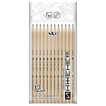 Набор карандашей ч/гр " ВКФ " Инженер 12шт 2Т (2Н), Т (Н), ТМ (НВ), ТМ (НВ), ТМ (НВ), ТМ (НВ), М (В), 2М (2В), 3М (3В), 4М (4В), 5М (5В), 6М (6В), шестигранные, деревянные, заточенные, пакет