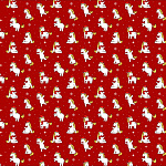 Упаковочная бумага Новогодняя " Миленд " 70*100см 10 листов, Символ года- Милые лошадки, в рулоне, 90г/м2