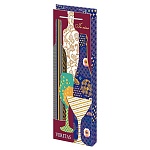 Пакет бумажный " Мир открыток " 14*35*11см под бутылку Бутылки, бокалы, ламинированный