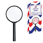 Лупа " Attomex " d=40мм, кратность увеличения 5, картонная упаковка, европодвес