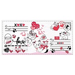 Конверт для денег " Мир открыток " 2-16 Love! Котики 165*85мм, блестки, рельеф