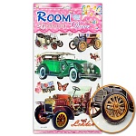 Набор наклеек 5D 25*43.5см Ретро автомобили