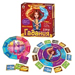 Игра настольная " Русский стиль " Девичьи гадания.Сила стихий, состав: двустороннее поле предсказаний, 50 карточек-предсказаний, правила, картонная упаковка 22,5*22,5*2,5см, от 8лет