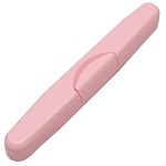 Футляр для зубной щётки " Миленд " 19,5*2*2см Розовый, пластиковый